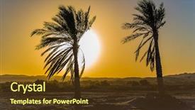  Presentation with resort - Presentation featuring resort in marsa alam background and a tawny brown colored foreground