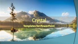  Presentation with water park - Colorful PPT layouts enhanced with resort national park berchtesgadener land backdrop and a tawny brown colored foreground