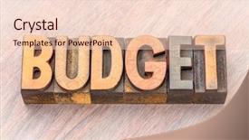  Presentation with budget - Audience pleasing PPT theme consisting of resource allocation - budget word abstract in vintage backdrop and a lemonade colored foreground