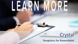  Presentation with business training - Colorful presentation theme enhanced with more resources - business training concept woman's hand backdrop and a  colored foreground