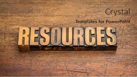  Presentation with resources - Presentation design enhanced with resources-word-abstract-in-vintage background and a coral colored foreground