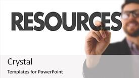  Presentation with information - Amazing presentation design having resources backdrop and a white colored foreground