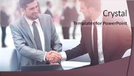  Presentation with together - Cool new theme with respect trust - business team discussing together plans backdrop and a  colored foreground