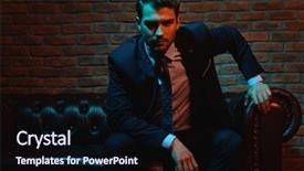  Presentation with apartments - Beautiful theme featuring respectable handsome man in elegant backdrop and a wine colored foreground