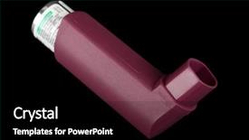  Presentation with breathing - Audience pleasing presentation consisting of respiration system - breathing asthmatic medicine healthcare inhaler backdrop and a black colored foreground