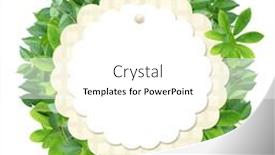  Presentation with eco paper - Slide deck featuring responsible-consumption-circle-made background and a white colored foreground