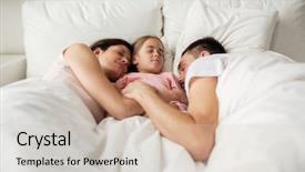  Presentation with rest - Presentation consisting of rest concept - happy child background and a soft green colored foreground