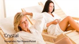  Presentation with luxury - Beautiful presentation featuring rest room - relax luxury spa beauty women backdrop and a  colored foreground