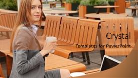  Presentation with marketing automobiles - Theme featuring restaurant analytics - young female marketing manager working background and a red colored foreground