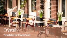  Presentation with amsterdam - Amazing presentation theme having restaurant free - outdoor cafe in amsterdam backdrop and a coral colored foreground
