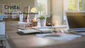  Presentation with view of al aqsa mosque - Beautiful theme featuring restaurant startup - view of co-working office backdrop and a coral colored foreground