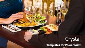  Presentation with fine dining - Amazing presentation having restaurant they eat fast food backdrop and a wine colored foreground