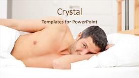  Presentation with sleepy yawning man driving car - Amazing PPT layouts having resthome safety - caucasian beautiful man sleeping backdrop and a  colored foreground