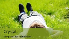  Presentation with happy kids - Presentation design with resting children - portraits of happy kids relaxing background and a  colored foreground