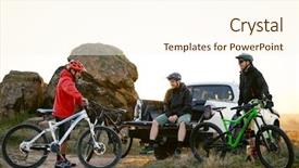  Presentation with road bike - Amazing PPT layouts having resting near the pickup off backdrop and a cream colored foreground