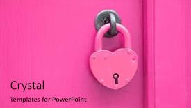  Presentation with restraint - Theme featuring restraint - image of locks background and a coral colored foreground