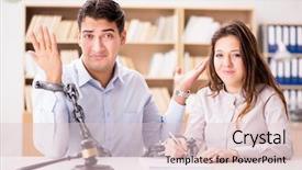  Presentation with divorce - Presentation theme enhanced with restraint - young family in marriage divorce background and a  colored foreground