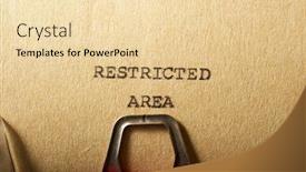  Presentation with area - PPT layouts with restricted-area-text-written background and a lemonade colored foreground