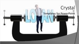  Presentation with borrowing - PPT layouts enhanced with restructuring - business concept of debt background and a white colored foreground
