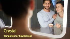  Presentation with romance nature couple - Beautiful presentation featuring result they being in anticipation backdrop and a tawny brown colored foreground