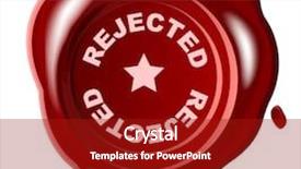  Presentation with wax - Audience pleasing slide deck consisting of results dropped - red wax seal with rejected backdrop and a crimson colored foreground