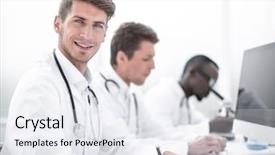  Presentation with journal - Amazing theme having results in the laboratory journal backdrop and a white colored foreground