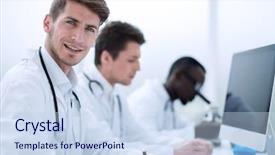  Presentation with journal - Slide deck having results in the laboratory journal background and a sky blue colored foreground