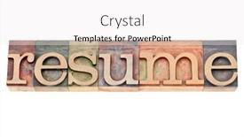  Presentation with resume - Cool new PPT layouts with resume-isolated-text-in-vintage backdrop and a white colored foreground