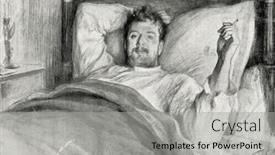  Presentation with resurrection - Audience pleasing PPT theme consisting of resurrection-a-novel-of-leo backdrop and a light gray colored foreground