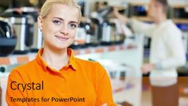  Presentation with bacteria gram positive - Amazing presentation having retail marketing - positive seller or shop assistant backdrop and a gold colored foreground