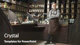  Presentation with full length portrait two men women brown sweater - Colorful slide set enhanced with retail vendor - full length portrait of senior backdrop and a dark gray colored foreground