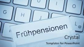  Presentation with files - Cool new slide set with retire scheme - folder for files in hanging backdrop and a  colored foreground