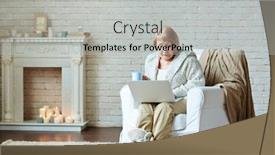  Presentation with opera - Colorful PPT layouts enhanced with telenovela - retired woman in comfortable home backdrop and a light gray colored foreground