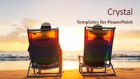  Presentation with happy retirement - Amazing presentation theme having retirement - happy romantic couple enjoying beautiful backdrop and a lemonade colored foreground