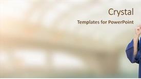  Presentation with school building - Amazing slide set having retirement ceremony - banner with proud senior adult backdrop and a  colored foreground