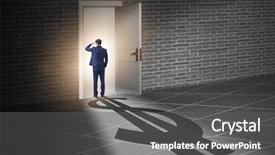  Presentation with shape of andalusia - Cool new slides with retirement exit - businessman casting shadow in dollar backdrop and a  colored foreground