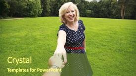  Presentation with middle ages portrait - PPT theme with retirement invitation - follow me portrait of lovely background and a tawny brown colored foreground