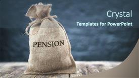  Presentation with retirement planning - Slides enhanced with retirement-saving-and-pension-planning background and a ocean colored foreground