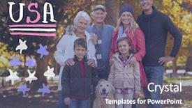  Presentation with retirement - Presentation theme featuring retirement theme - composite image of a smiling background and a ocean colored foreground