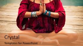  Presentation with close up of young girls - Audience pleasing slide deck consisting of retreat - closeup young woman backdrop and a coral colored foreground