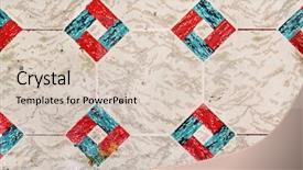  Presentation with flooring - Audience pleasing presentation theme consisting of retro 1950 - old vintage vinyl flooring backdrop and a lemonade colored foreground