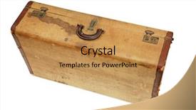  Presentation with 1950s - Colorful slide set enhanced with retro 1950's era hard backdrop and a gold colored foreground