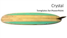  Presentation with retro television knobs isolated - PPT layouts consisting of retro 60's surfboard isolated background and a white colored foreground