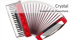  Presentation with accordion - Cool new presentation theme with sunlight with a bird backdrop and a  colored foreground.