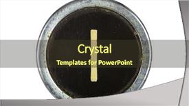  Presentation with vintage letter - Cool new presentation with retro alphabet - vintage typewriter letter i isolated backdrop and a  colored foreground