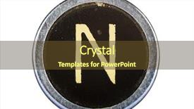  Presentation with vintage letter - Presentation theme enhanced with hands holding the word family background and a  colored foreground.