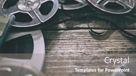  Presentation with tape audio - Slide deck consisting of retro-audio-reels-and-cassette background and a gray colored foreground