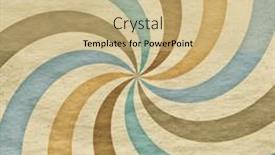  Presentation with vintage retro - PPT theme having retro-background-vintage-sun-rays background and a coral colored foreground