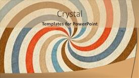  Presentation with vintage retro - Presentation featuring retro-background-vintage-sun-rays background and a coral colored foreground