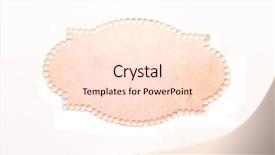  Presentation with calling card - Theme consisting of retro banner - vintage calling card background and a lemonade colored foreground